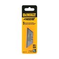 Stanley DeWalt Carbide Edge Steel Heavy Duty Utility Blade 2-1/2 in. L 5 pc DWHT11131